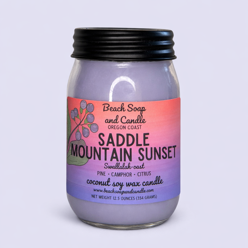 Saddle Mountain Sunset | Coconut Soy Wax Candle