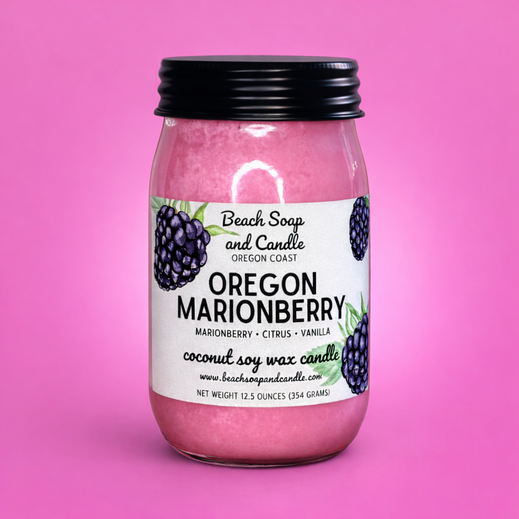 Oregon Marionberry Candle – Marionberry + Citrus + Vanilla