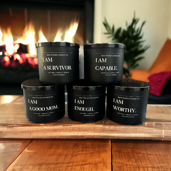 Affirmation Candles - choose your scent and phrase