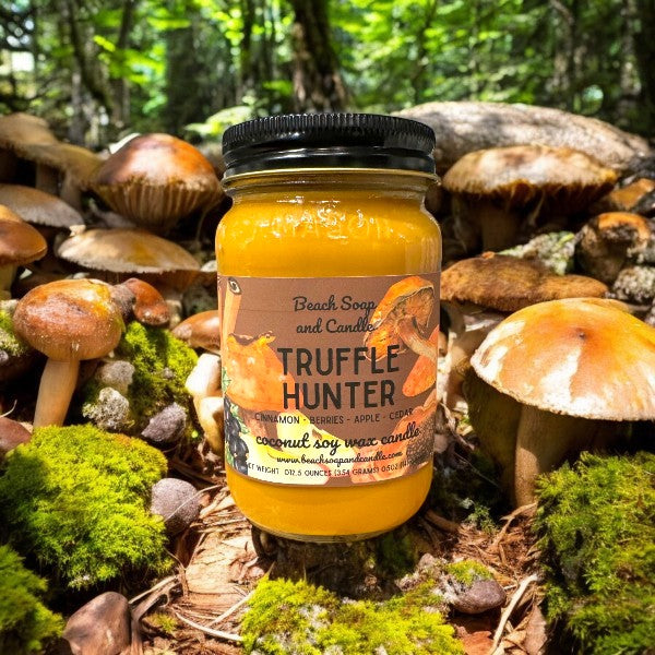 Truffle Hunter Mason Jar Candle