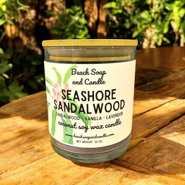 Seashore Sandalwood Signature Scent Coconut Soy Candle