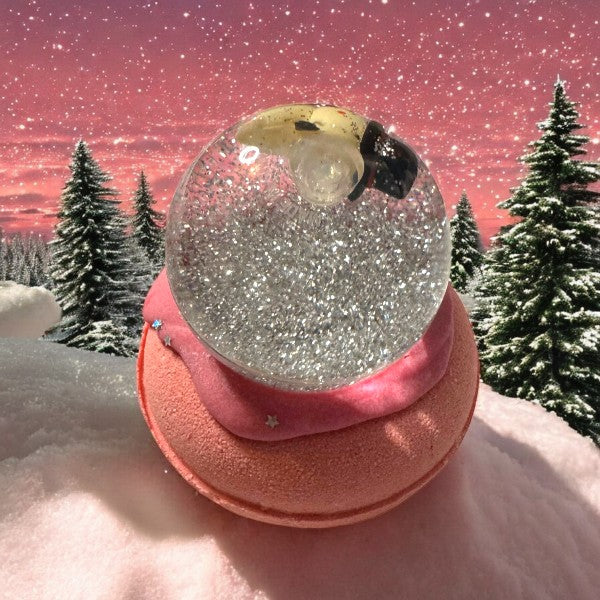 Snow Globe Bath Bomb - Cranberry Aspen