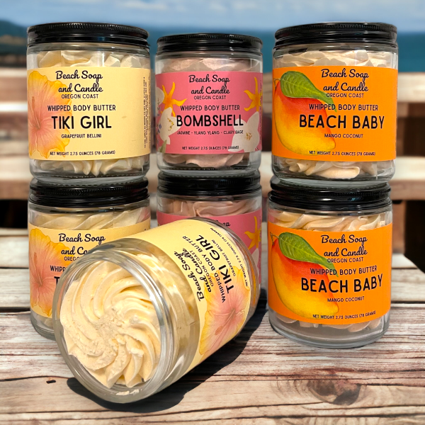 Light and Creamy Whipped Body Butter - choose your scent!