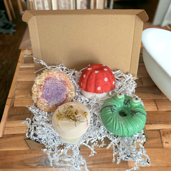 Bath Ritual Just the Bombs Box - monthly self care subscription box