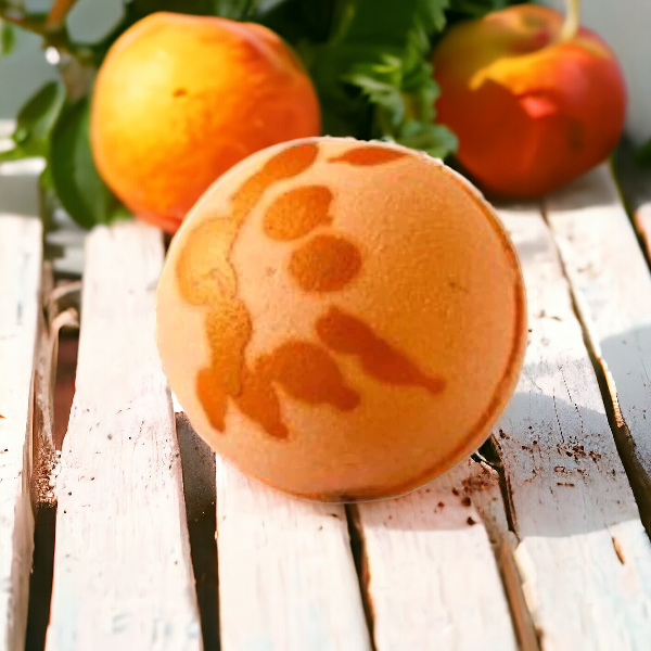 Beach Peach (peach, mango, guava) Jumbo Foaming Bath Bomb