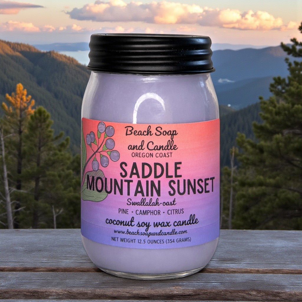 Saddle Mountain Sunset | Coconut Soy Wax Candle