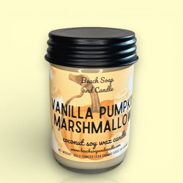 Vanilla Pumpkin Marshmallow | Coconut Soy Wax Candle