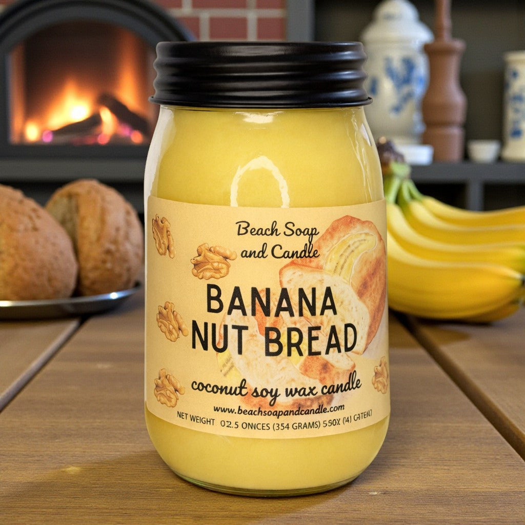 Banana Nut Bread - Coconut Soy Wax Candle