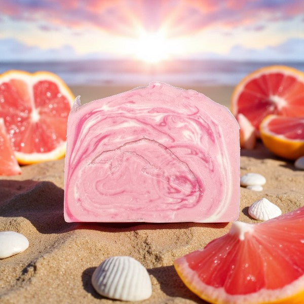 Our Lady of the Beach Handcrafted Artisan Soap wtih Silk