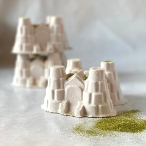 Big Sandcastle Foaming Bath Bomb - Oatmeal and Honey