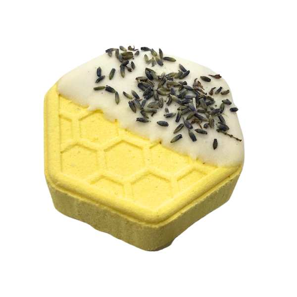 Lavender Honey Foaming Bath Bomb &amp; Bath Melt Combo
